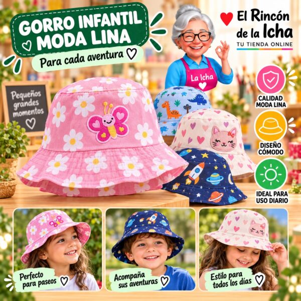Gorro Infantil Moda Lina Diseño 920609