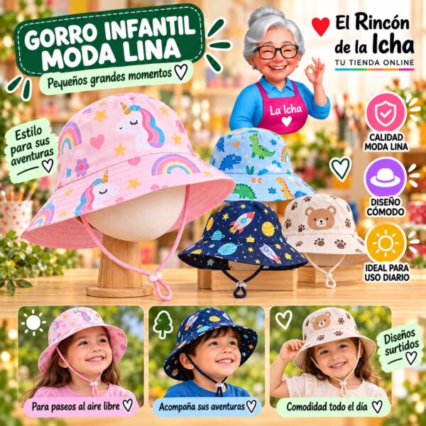 Gorro Infantil Moda Lina Diseño 920268