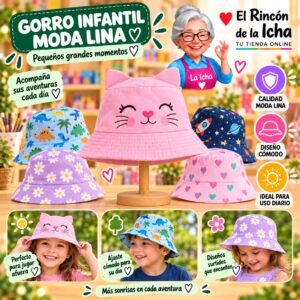RI-ML-00688 Gorro Infantil Moda Lina Diseño 920610