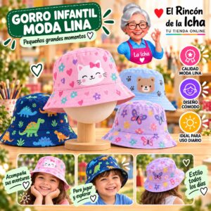 RI-ML-00689 Gorro Infantil Moda Lina Diseño 920611