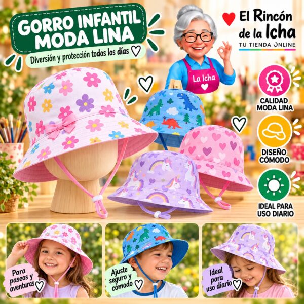 Gorro Infantil Moda Lina Diseño 920613