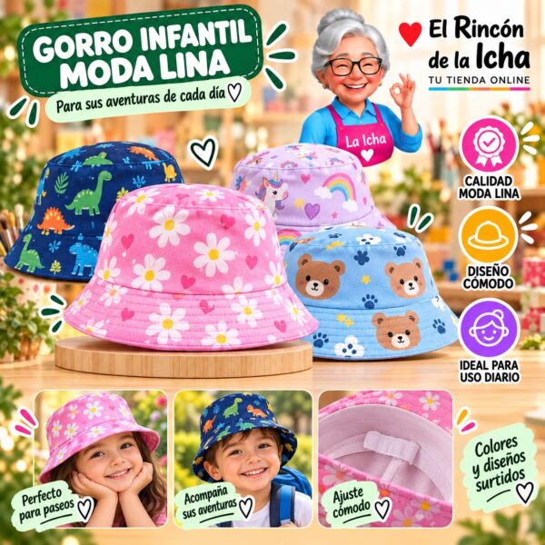 Gorro Infantil Moda Lina Diseño 920601