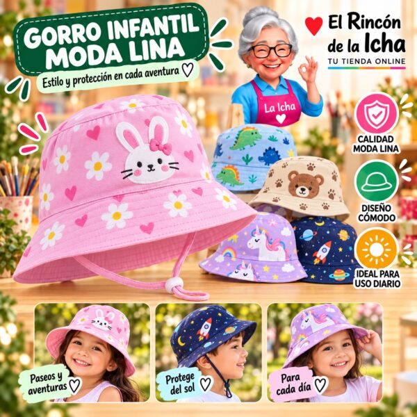 Gorro Infantil Moda Lina Diseño 920602
