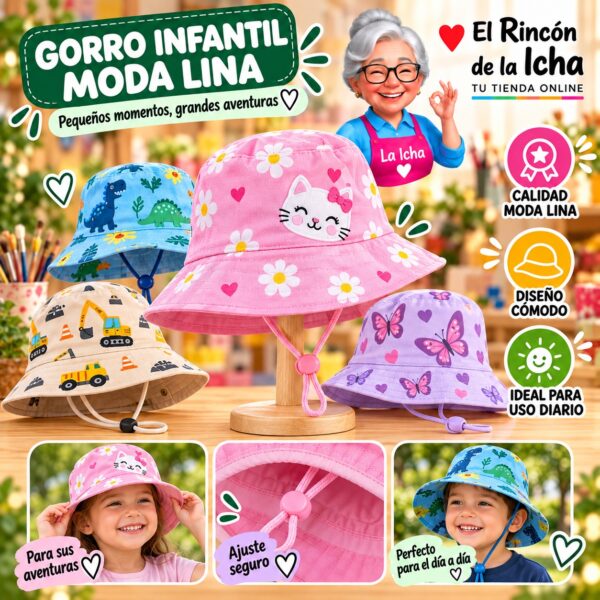 Gorro Infantil Moda Lina Diseño 920498