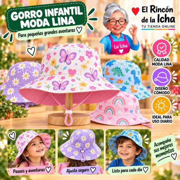 Gorro Infantil Moda Lina Diseño 920497