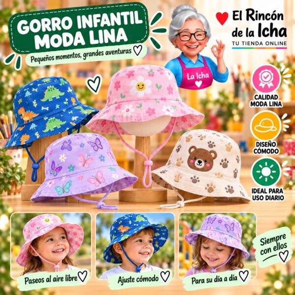 Gorro Infantil Moda Lina Diseño 920495