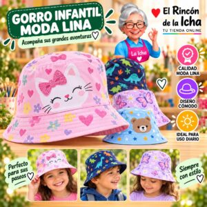 RI-ML-00705 Gorro Infantil Moda Lina Diseño 920413