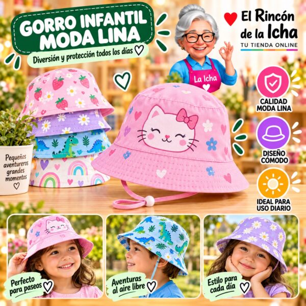 RI-ML-00706 Gorro Infantil Moda Lina Diseño 920492
