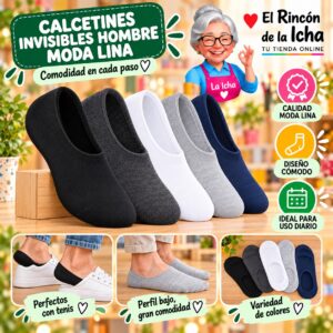 Calcetines Invisibles Hombre Moda Lina Diseño 600229