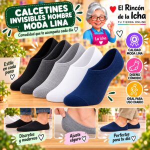 Calcetines Invisibles Hombre Moda Lina Diseño 600232