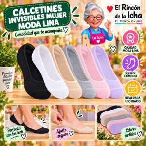 Calcetines Invisibles Mujer Moda Lina Diseño 600222