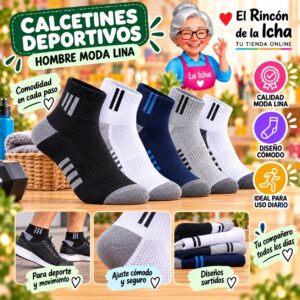 RI-ML-00878 Calcetines Deportivos Hombre Moda Lina Diseño 600246