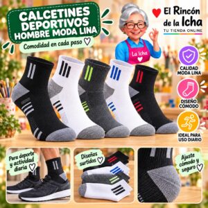 RI-ML-00879 Calcetines Deportivos Hombre Moda Lina Diseño 600242
