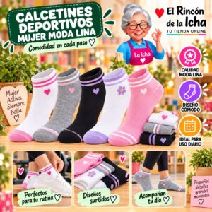 RI-ML-00887 Calcetines Deportivos Mujer Moda Lina Diseño 600512