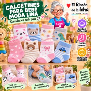 RI-ML-00916 Calcetines para Bebé Moda Lina Diseño 600203