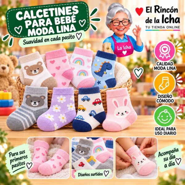 Calcetines para Bebé Moda Lina Diseño 600210