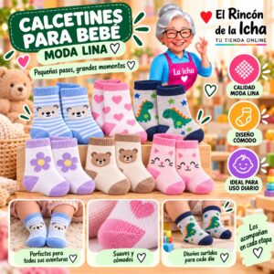 RI-ML-00920 Calcetines para Bebé Moda Lina Diseño 600209