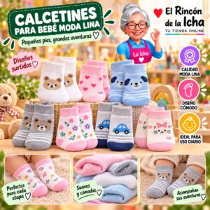 RI-ML-00922 Calcetines para Bebé Moda Lina Diseño 600283