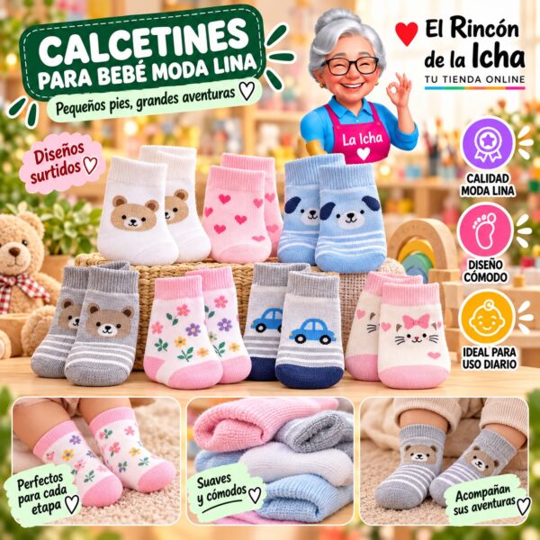 Calcetines para Bebé Moda Lina Diseño 600283