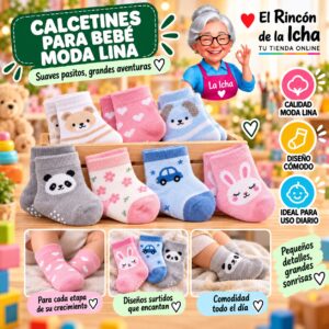 RI-ML-00923 Calcetines para Bebé Moda Lina Diseño 600286
