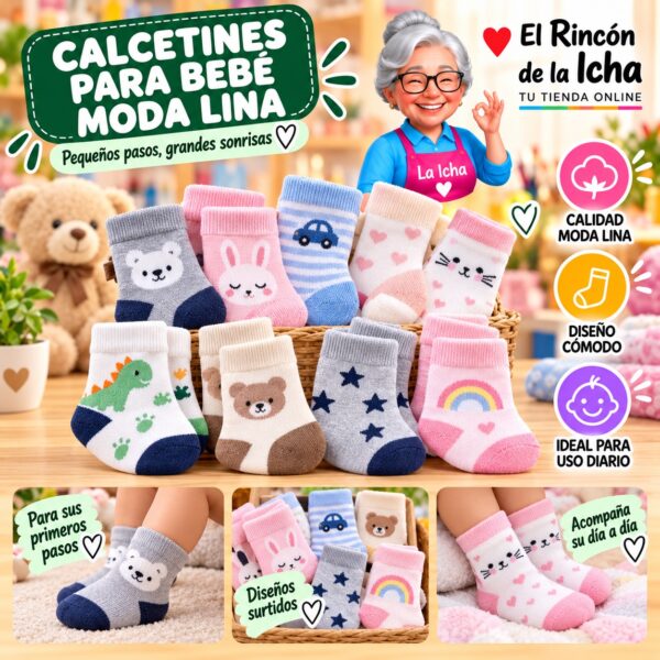 Calcetines para Bebé Moda Lina Diseño 600288