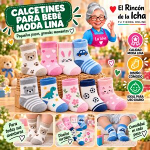 RI-ML-00926 Calcetines para Bebé Moda Lina Diseño 600287