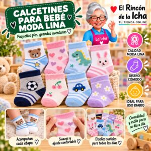 RI-ML-00927 Calcetines para Bebé Moda Lina Diseño 600206