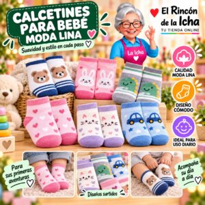 RI-ML-00928 Calcetines para Bebé Moda Lina Diseño 600207