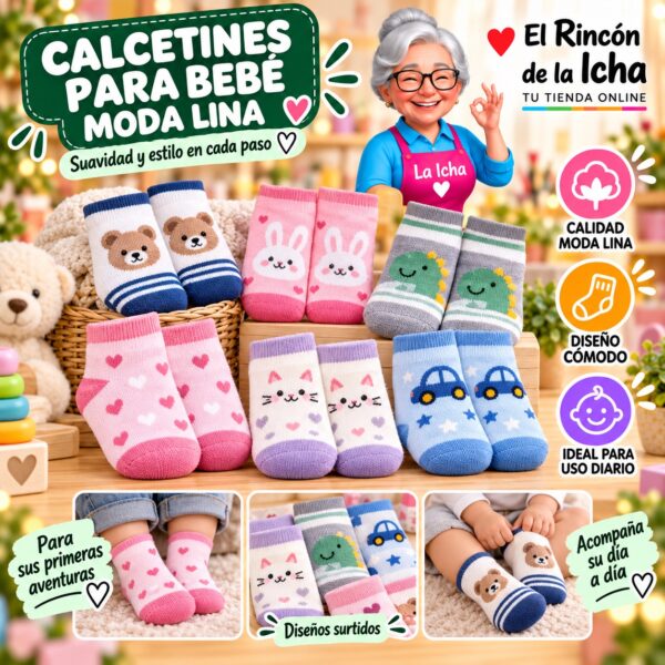 Calcetines para Bebé Moda Lina Diseño 600207