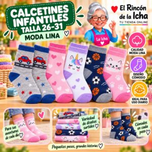 RI-ML-00932 Calcetines Infantiles Talla 26-31 Moda Lina Diseño 600181