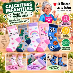 RI-ML-00934 Calcetines Infantiles Talla 26-31 Moda Lina Diseño 600163