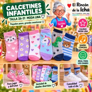 RI-ML-00935 Calcetines Infantiles Talla 26-31 Moda Lina Diseño 600169