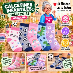 RI-ML-00937 Calcetines Infantiles Talla 26-31 Moda Lina Diseño 600175