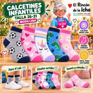 RI-ML-00938 Calcetines Infantiles Talla 26-31 Moda Lina Diseño 600178