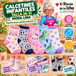 RI-ML-00939 Calcetines Infantiles Talla 26-31 Moda Lina Diseño 600184