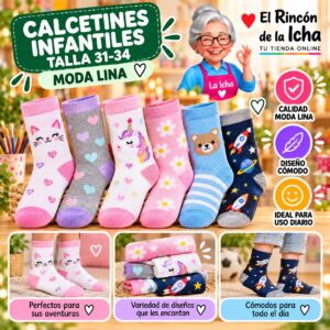 RI-ML-00951 Calcetines Infantiles Talla 31-34 Moda Lina Diseño 600182