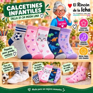 RI-ML-00955 Calcetines Infantiles Talla 31-34 Moda Lina Diseño 600179