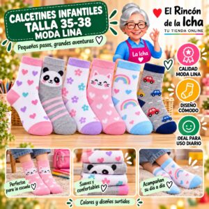 RI-ML-00978 Calcetines Infantiles Talla 35-38 Moda Lina Diseño 600171