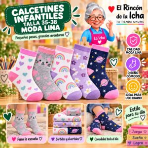 RI-ML-00979 Calcetines Infantiles Talla 35-38 Moda Lina Diseño 600165
