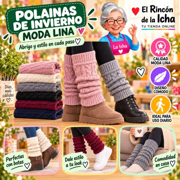 Polainas de Invierno Moda Lina Diseño 600350