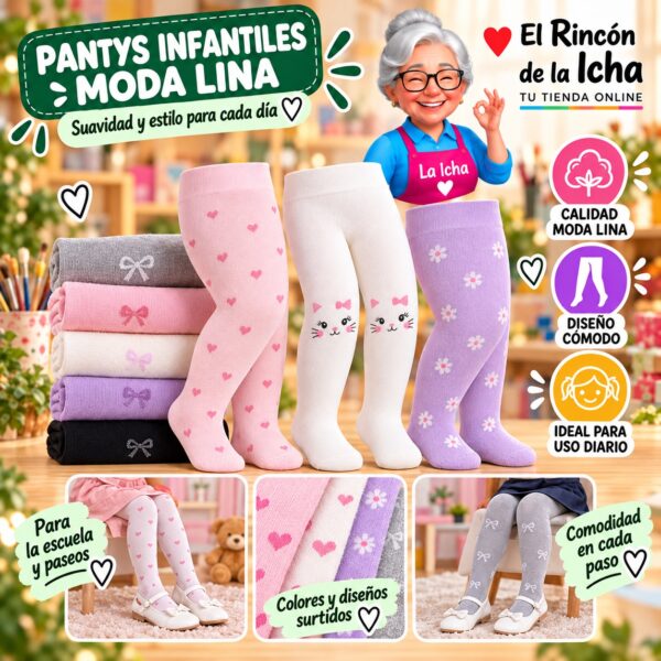 Pantys Infantiles Moda Lina Diseño 600485
