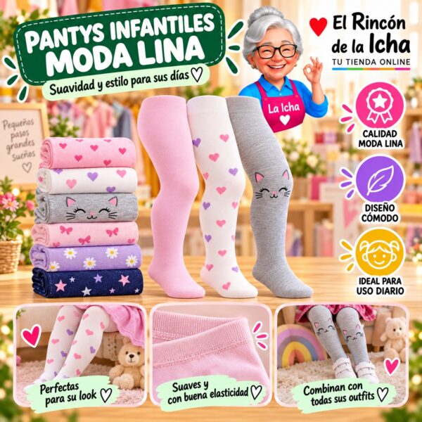 Pantys Infantiles Moda Lina Diseño 600487