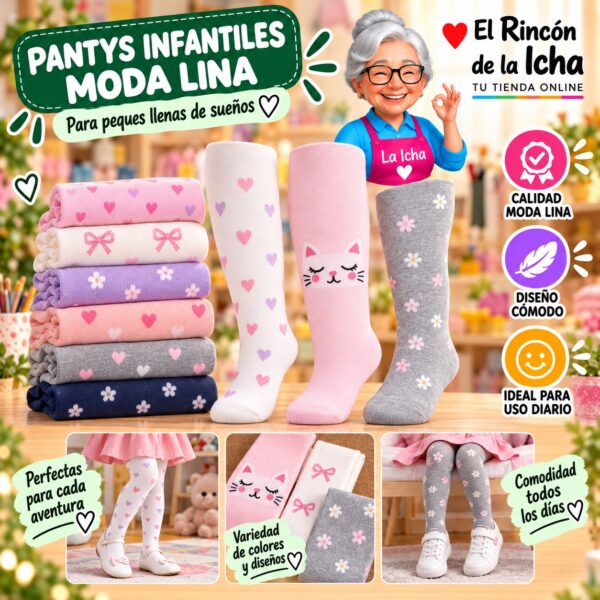 Pantys Infantiles Moda Lina Diseño 600488