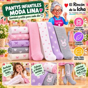 RI-ML-00992 Pantys Infantiles Moda Lina Diseño 600489