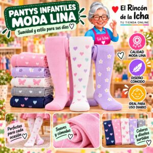 RI-ML-00993 Pantys Infantiles Moda Lina Diseño 600490