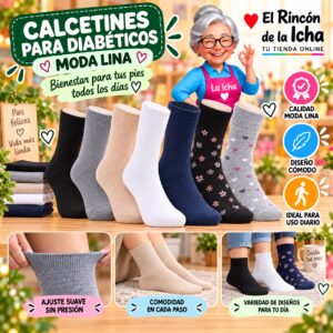 RI-ML-00998 Calcetines para Diabéticos Moda Lina Diseño 600505