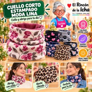 Cuello Corto Estampado Moda Lina Diseño 950308-10