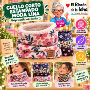 Cuello Corto Estampado Moda Lina Diseño 950308-13