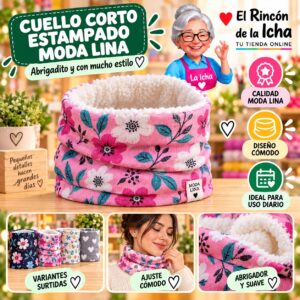 Cuello Corto Estampado Moda Lina Diseño 950308-2
