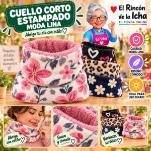 Cuello Corto Estampado Moda Lina Diseño 950308-3
